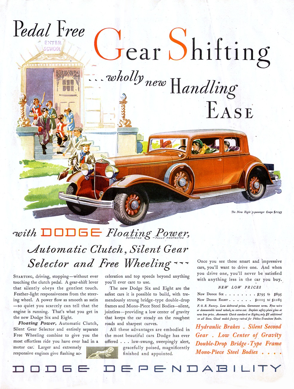 1932 Dodge Auto Advertising